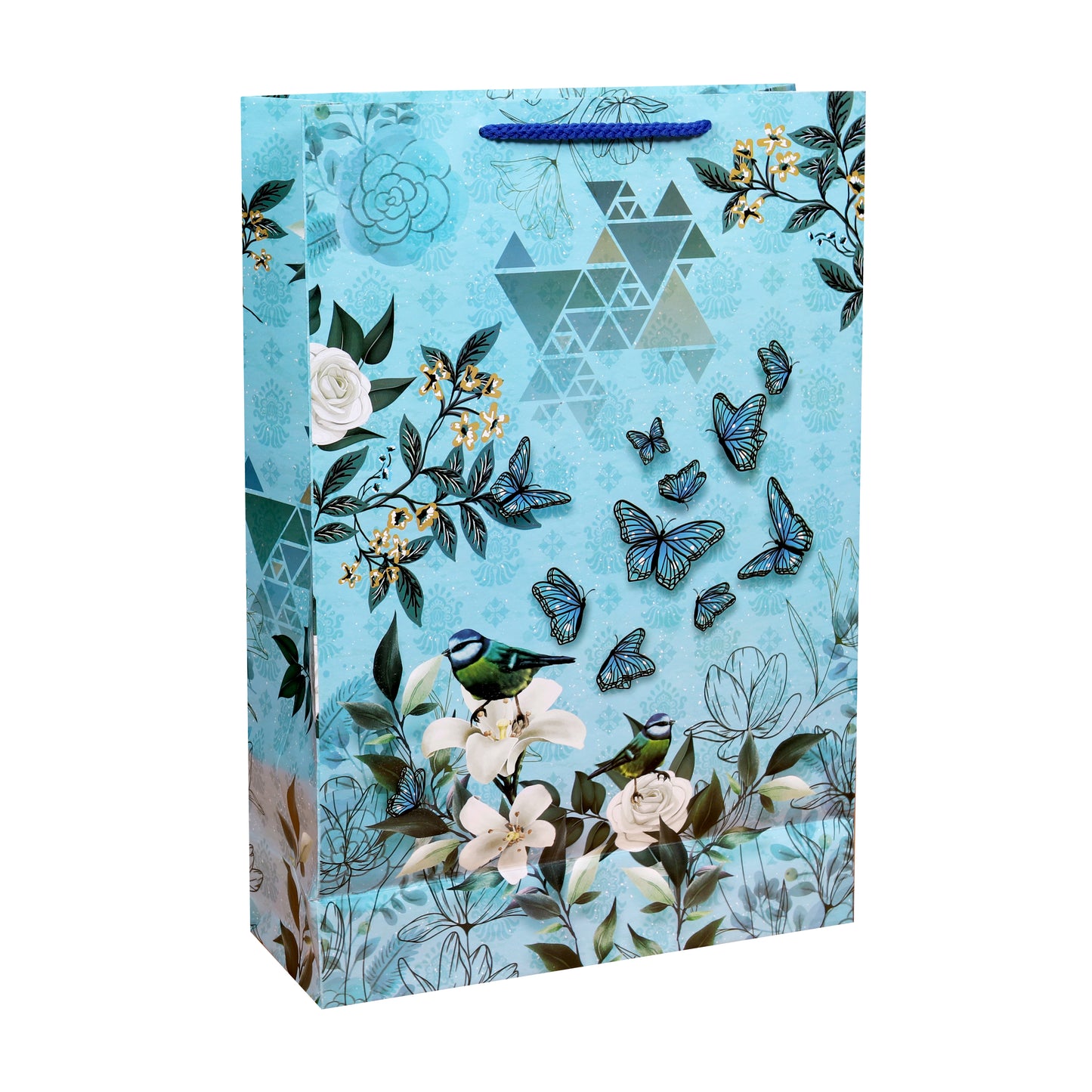 Paper Bags 12 Pcs Medium Size ( (10x14 inch) butterfly