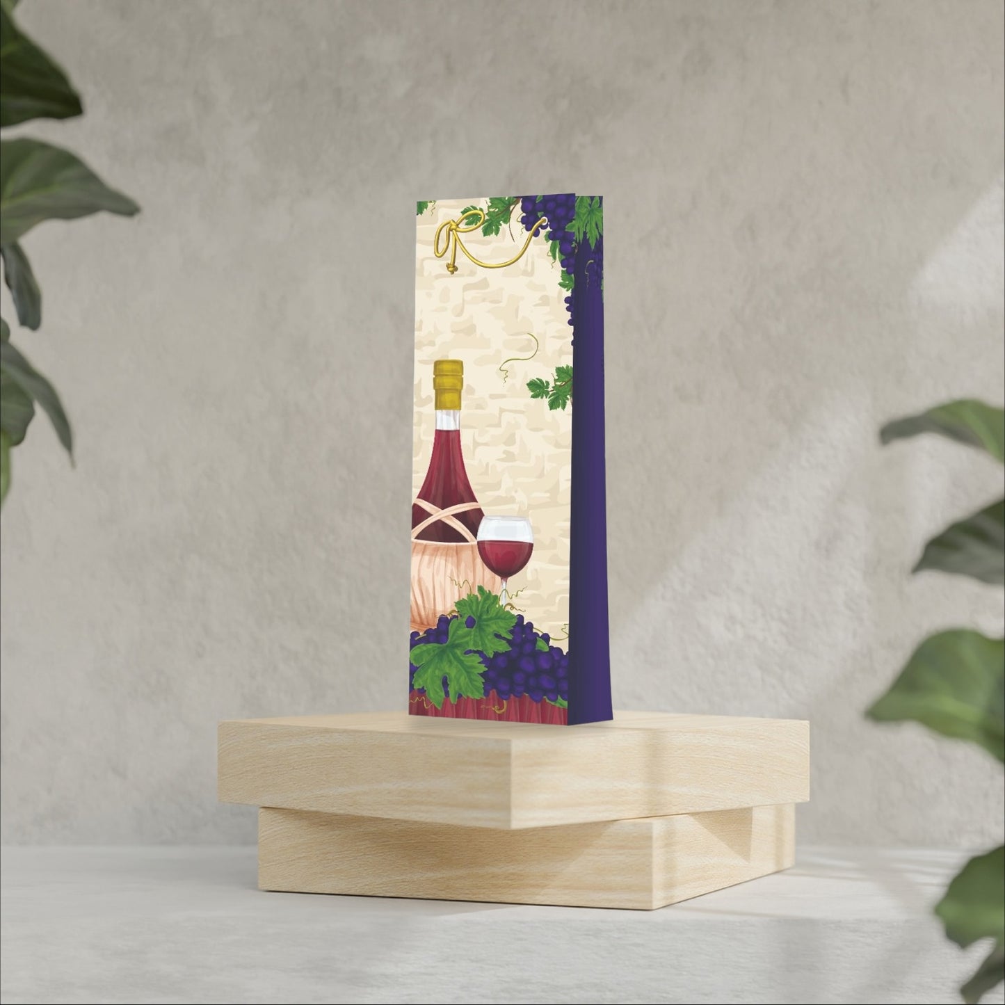 Wine Paper Bottle Bag 12 Pcs