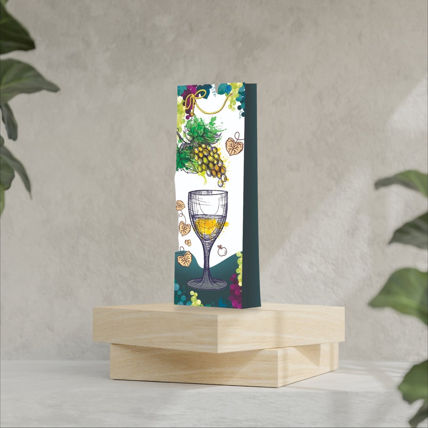 Wine Paper Bottle Bag 12 Pcs WB 1
