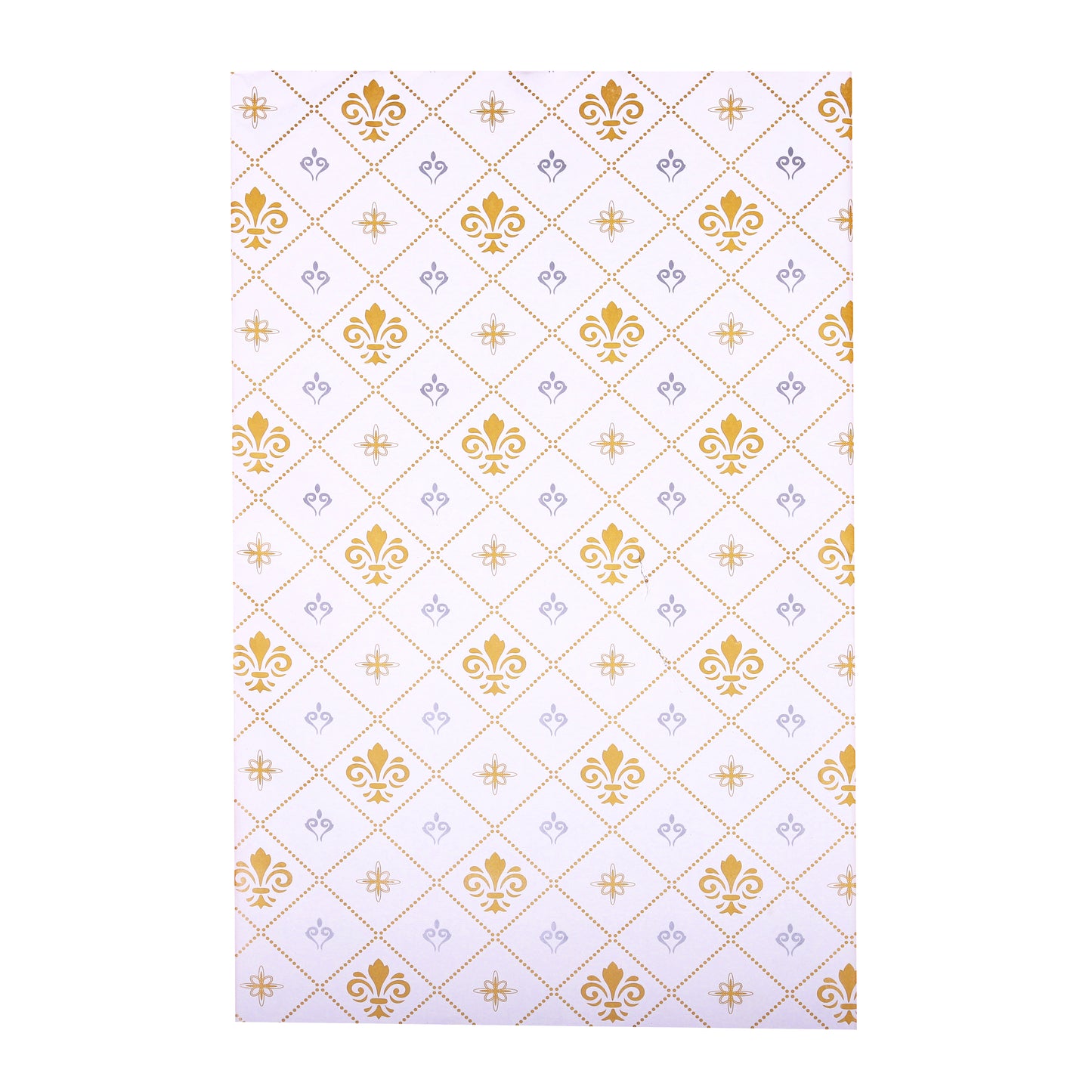 Economy Gift Packing Paper Silver & Golden Crown 25 Pcs Per Pack