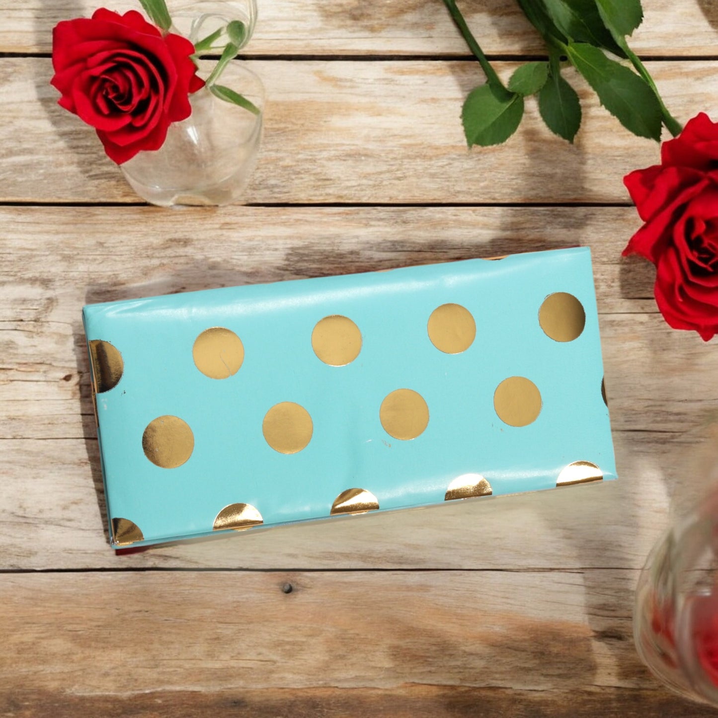 Pastel Green Shagun Wallet Gold Dott Envelope 2 Pcs Per Pack