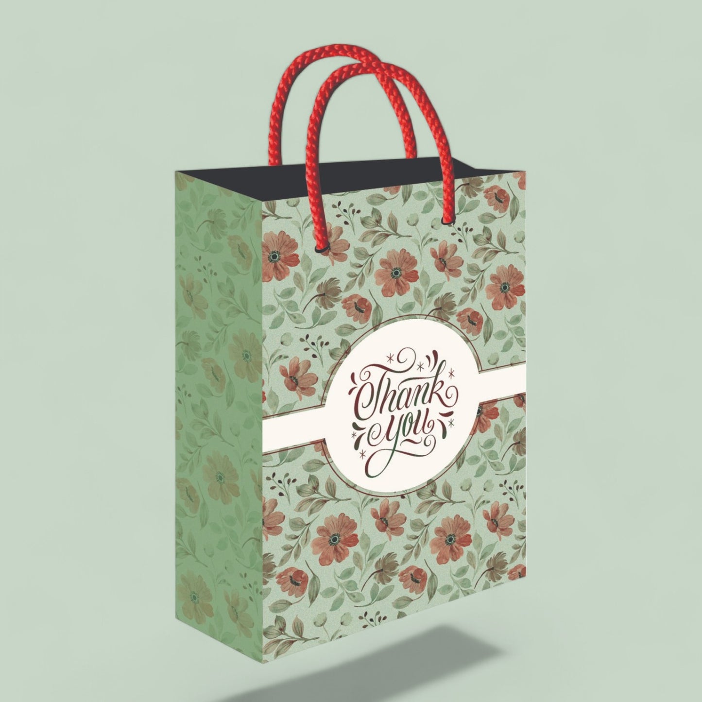 Paper Bags 12 Pcs Medium Size ( (10x14 inch) Thank you