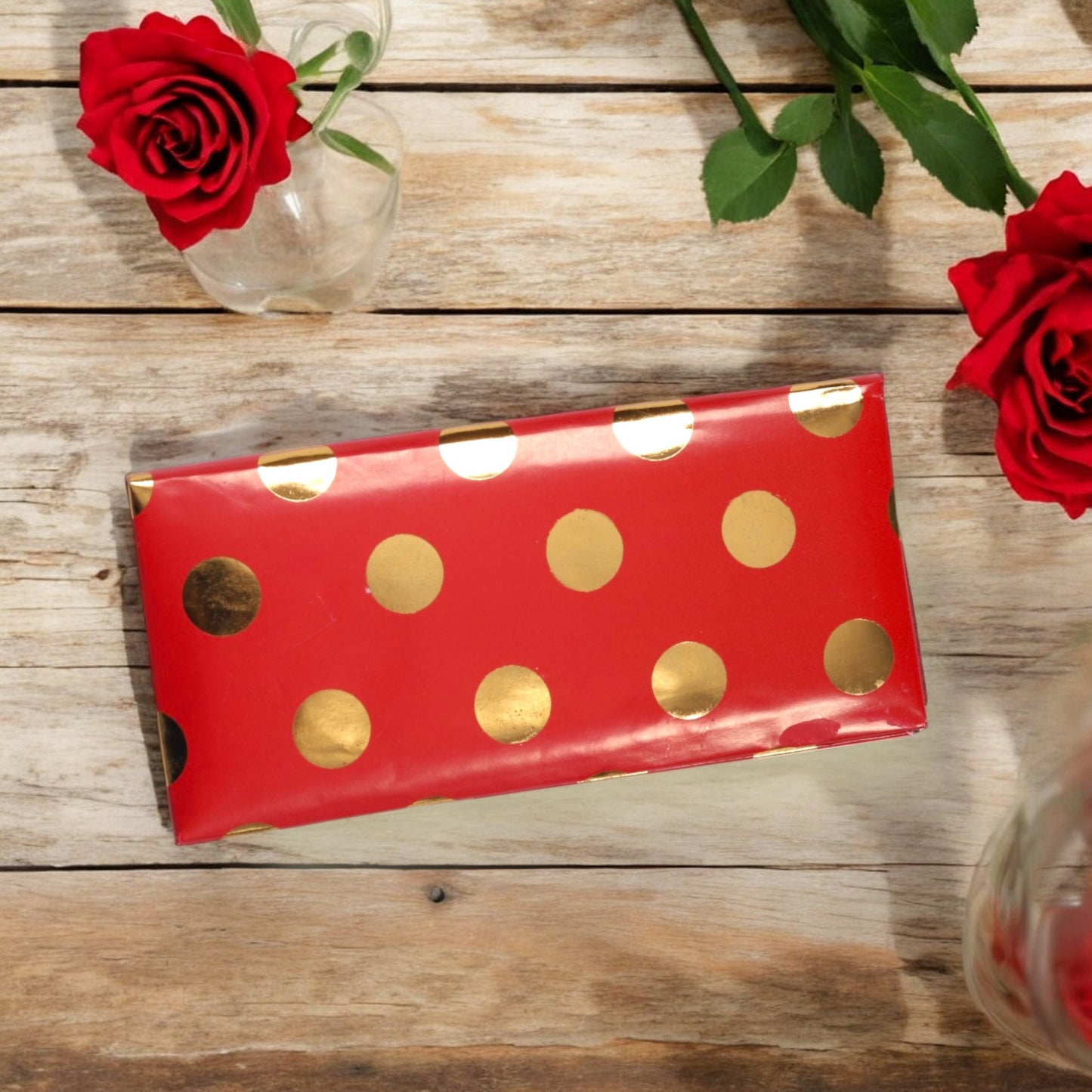 Red Shagun Wallet Gold Dott Envelope 2 Pcs Per Pack