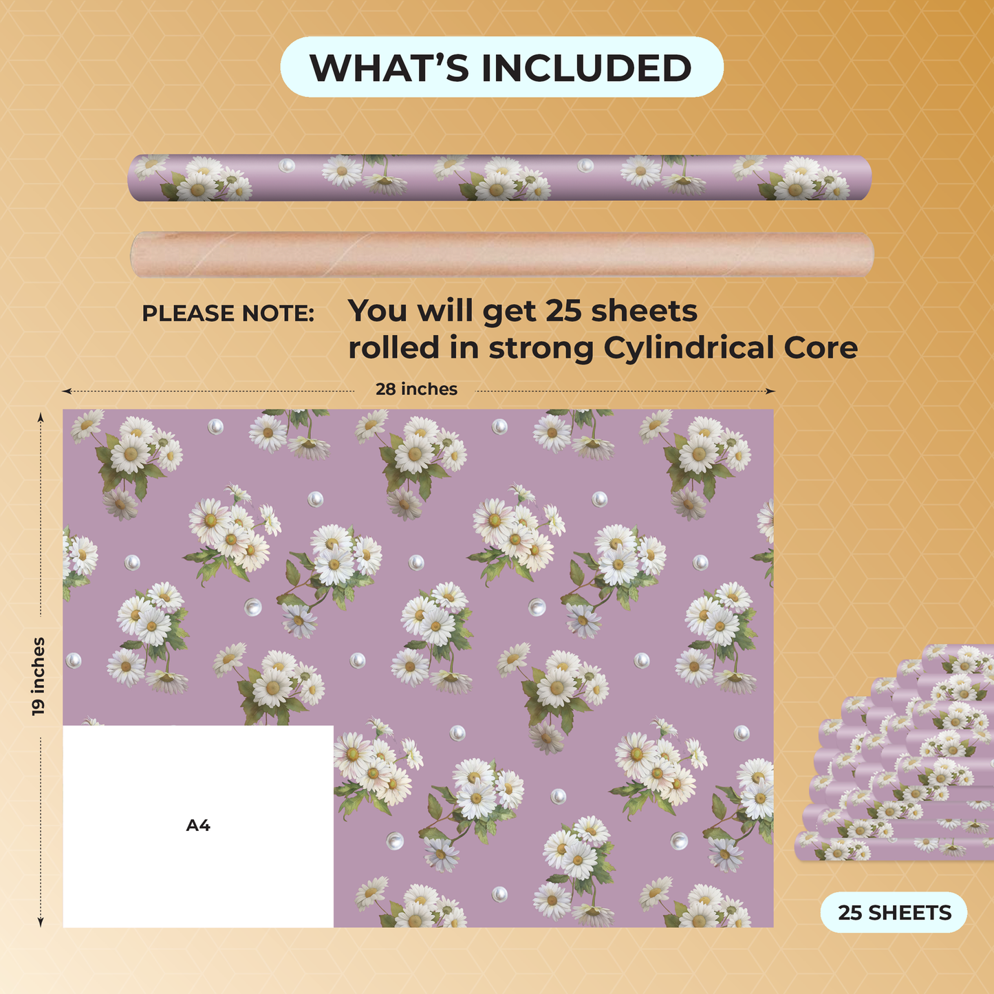 Gift Wrapping Paper 25 Sheets
