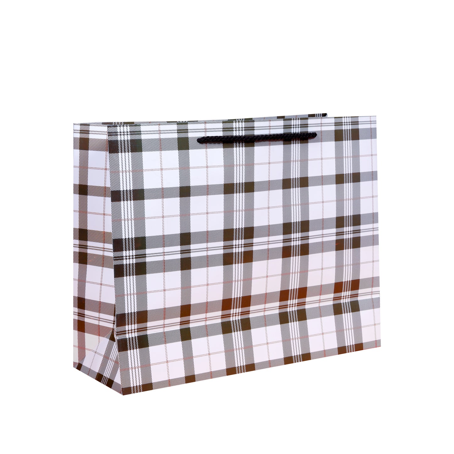 Horizontal Paper Bag Big 12 Pcs (13.5x12.5 inch)Stripes