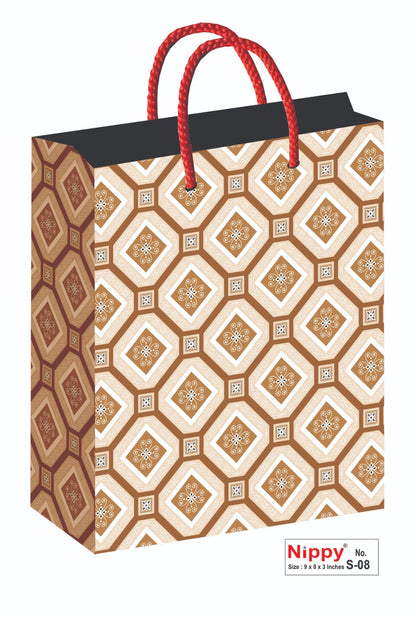 Paper Bags 12 Pcs Small Size  (9x8 inch)S08