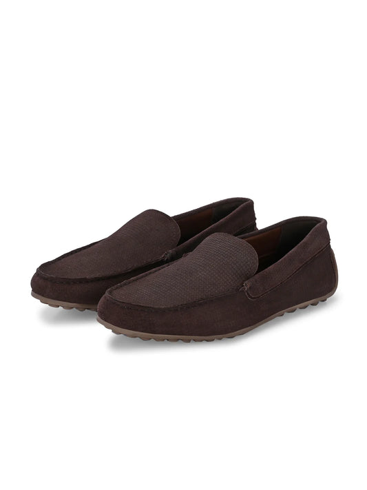 Men's Suede Moccasino - Cooper Brown