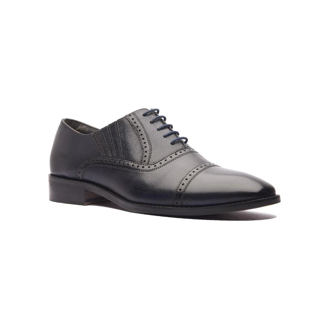 Men's Leather Ethan Toe Cap Shoe