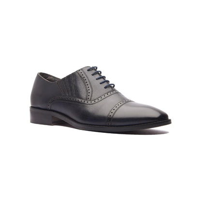 Men's Leather Ethan Toe Cap Shoe