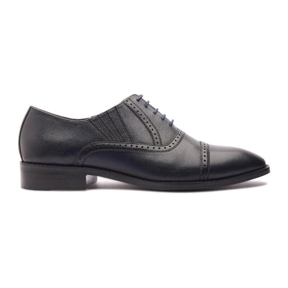 Men's Leather Ethan Toe Cap Shoe
