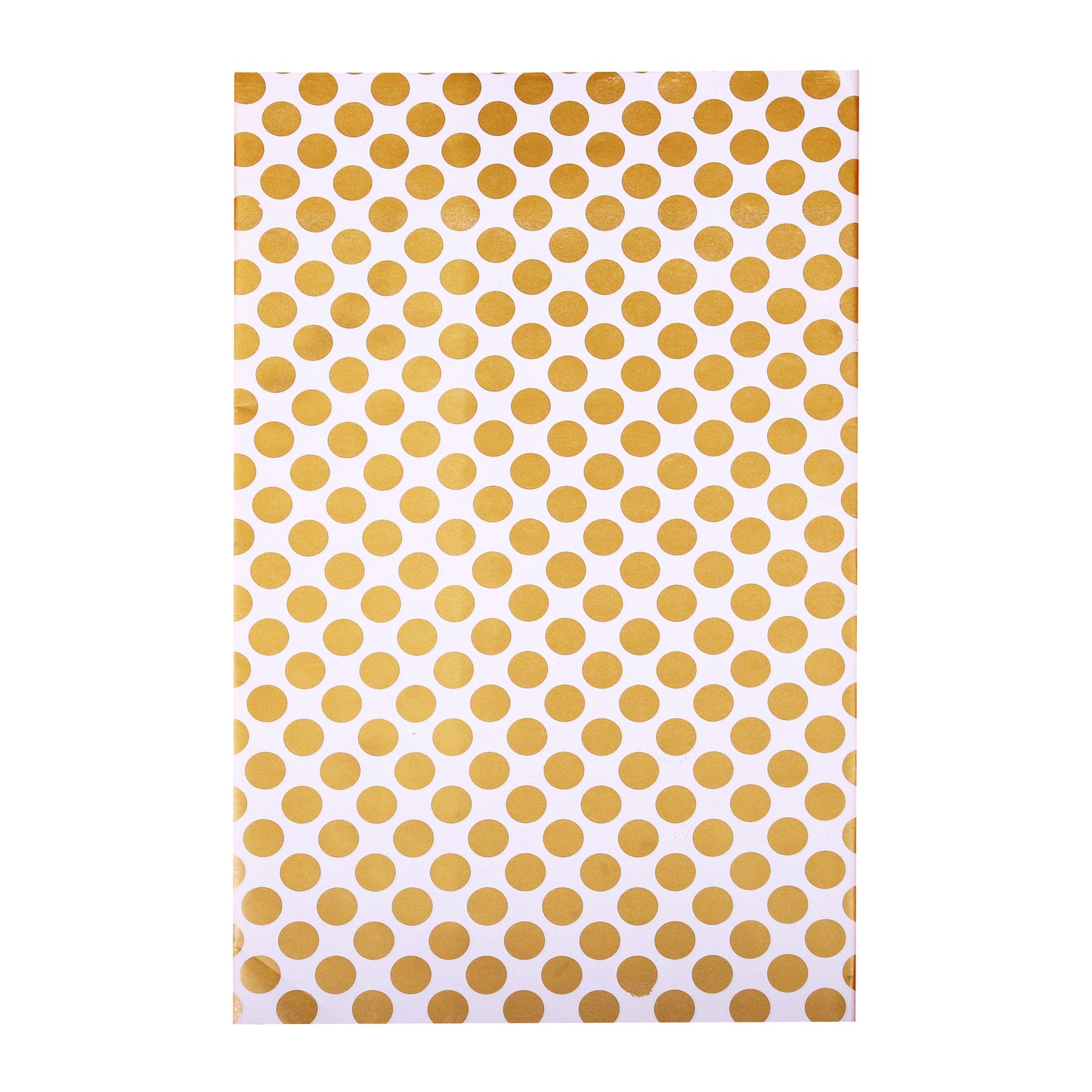 Economy Gift Packing Paper Gold Dott 25 Pcs Per Pack