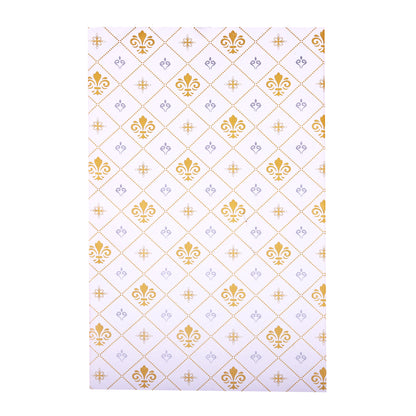 Economy Gift Packing Paper Silver & Golden Crown 25 Pcs Per Pack