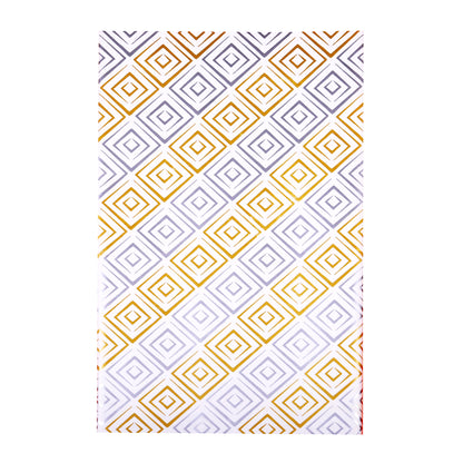 Economy Gift Packing Paper Silver Golden Square 25 Sheets Per Pack
