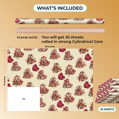 Gift Wrapping Paper 25 Sheets
