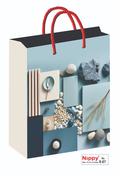 Paper Bags 12 Pcs Small Size - (9x8 inch)S07